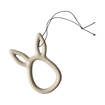 Sprinkle rabbit påskeophæng 8 cm - Vanilla - DBKD