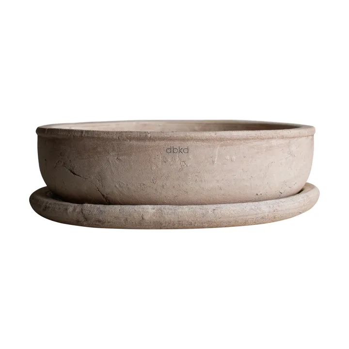 Terra bowl krukke - Sand, Ø30 x 10,5 cm - DBKD
