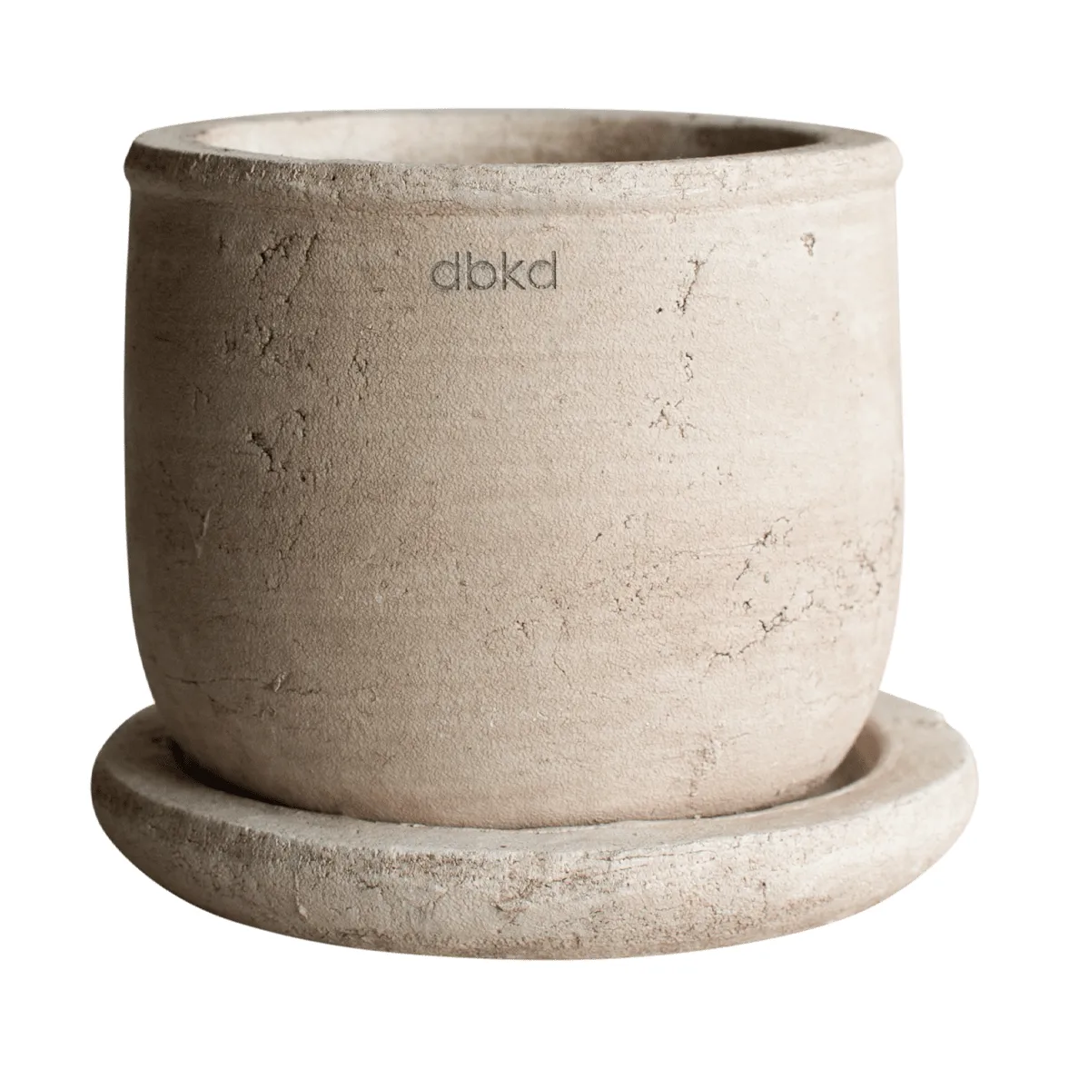 DBKD Terra krukke Sand, Ø14x14 cm