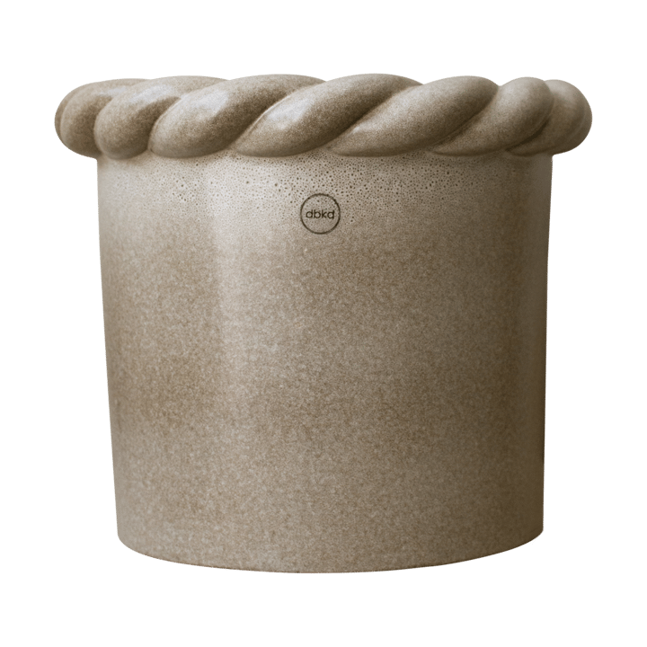 Twine krukke Ø22 cm - Beige - DBKD