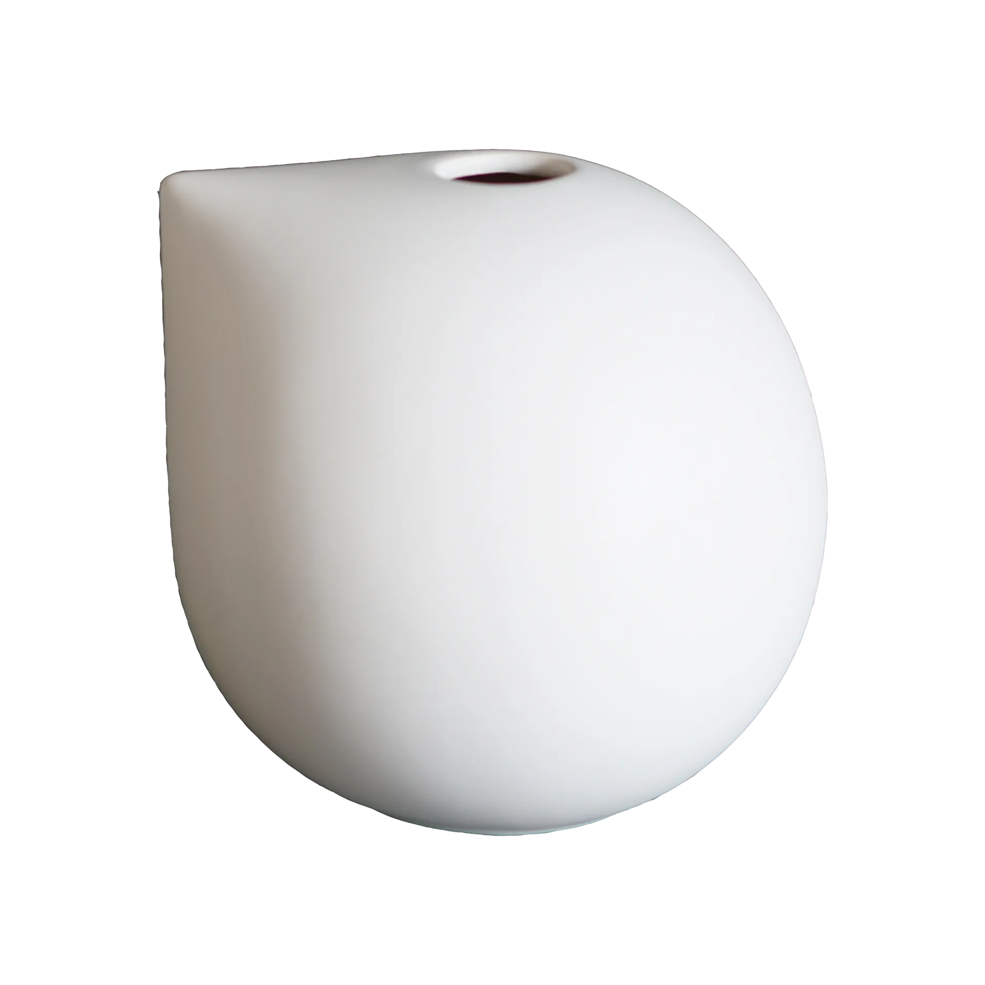 Vase Nib H15 cm, Hvid DBKD