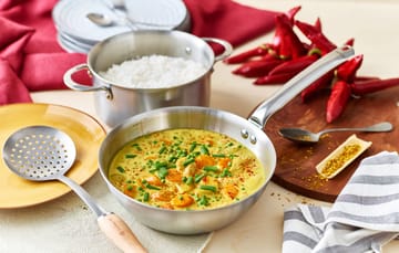 Alchimy rundet sauterpande rustfrit stål - Ø24 cm - De Buyer