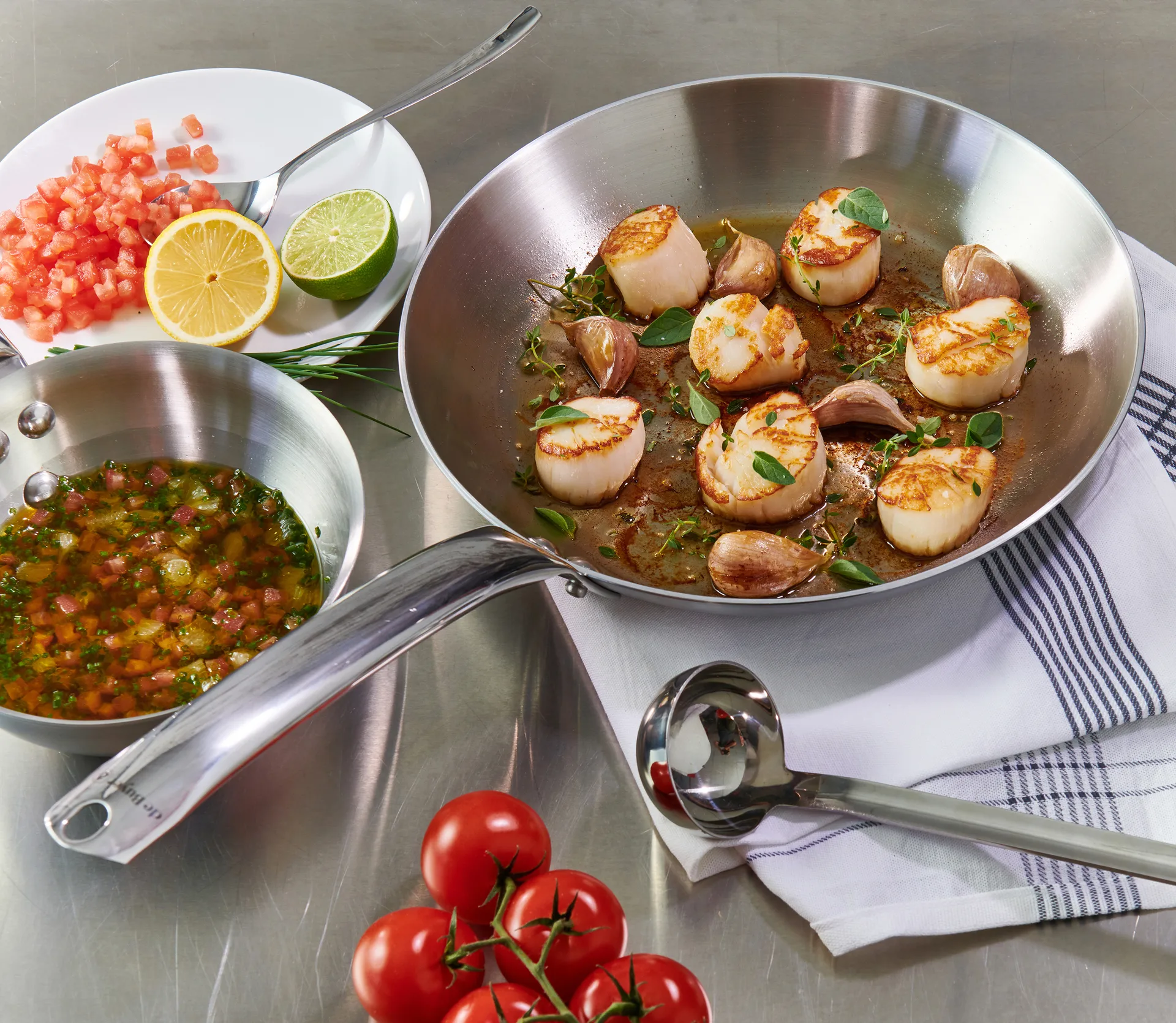 Alchimy stegepande rustfrit stål, Ø32 cm De Buyer