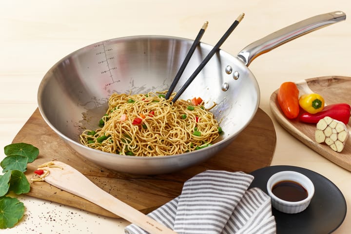 Alchimy wok rustfrit stål, Ø32 cm De Buyer