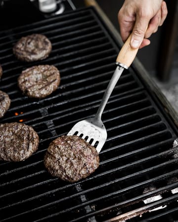 De Buyer B Bois paletkniv perforeret træhåndtag - Rustfrit stål - De Buyer