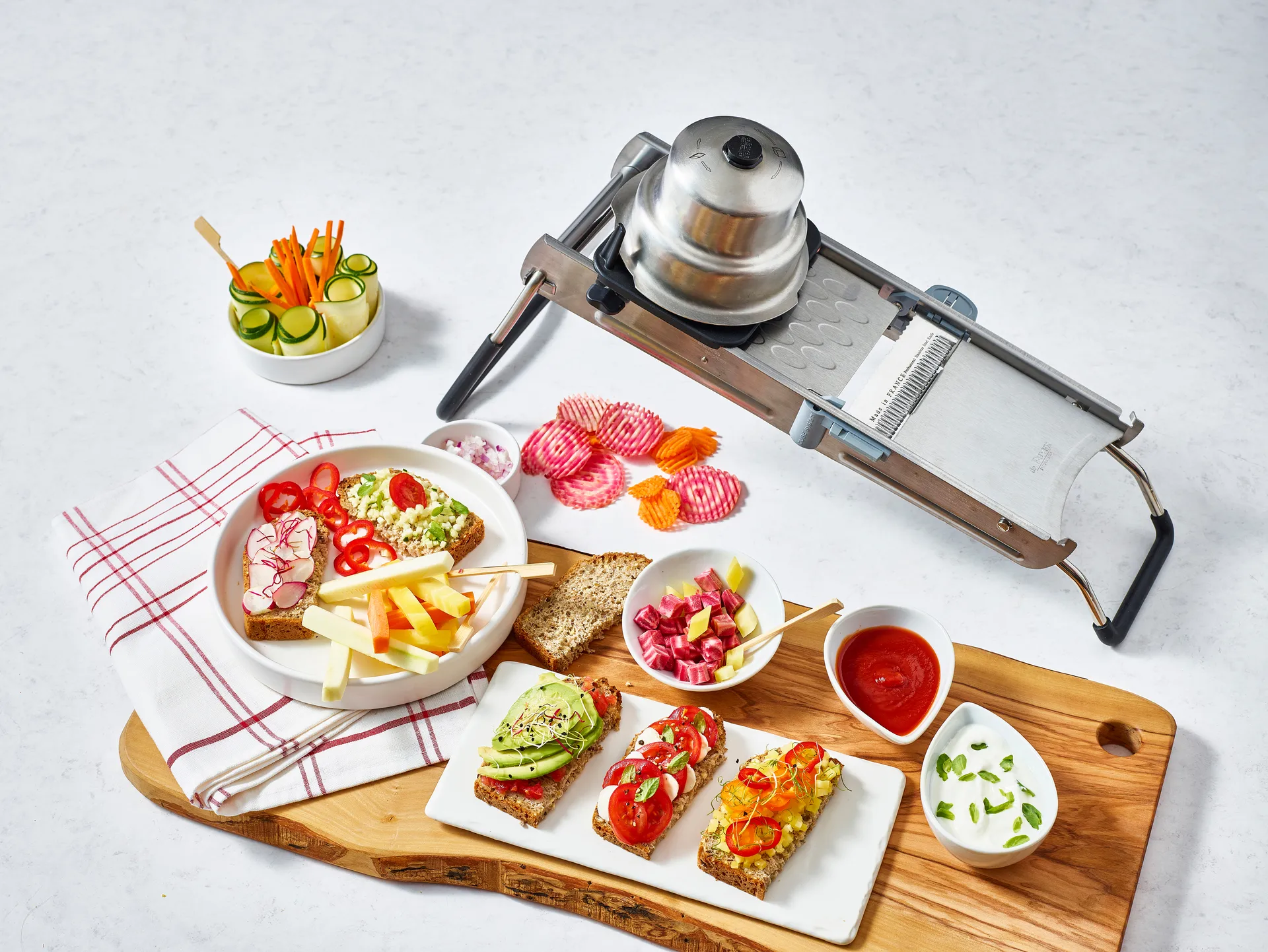 De Buyer Revolution mandolinjern, Grå De Buyer