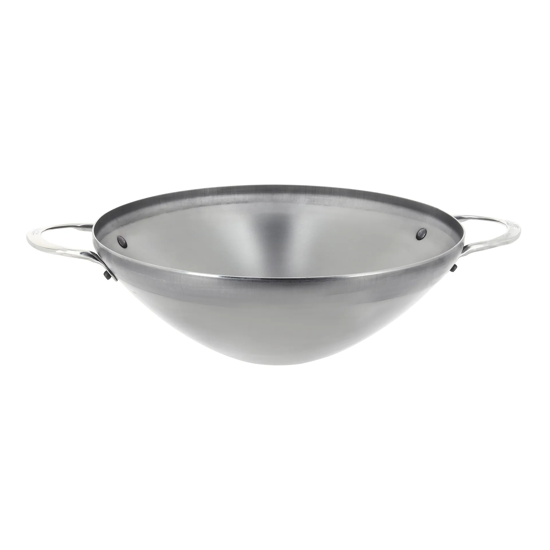 Mineral B wokpande med greb, 32 cm De Buyer