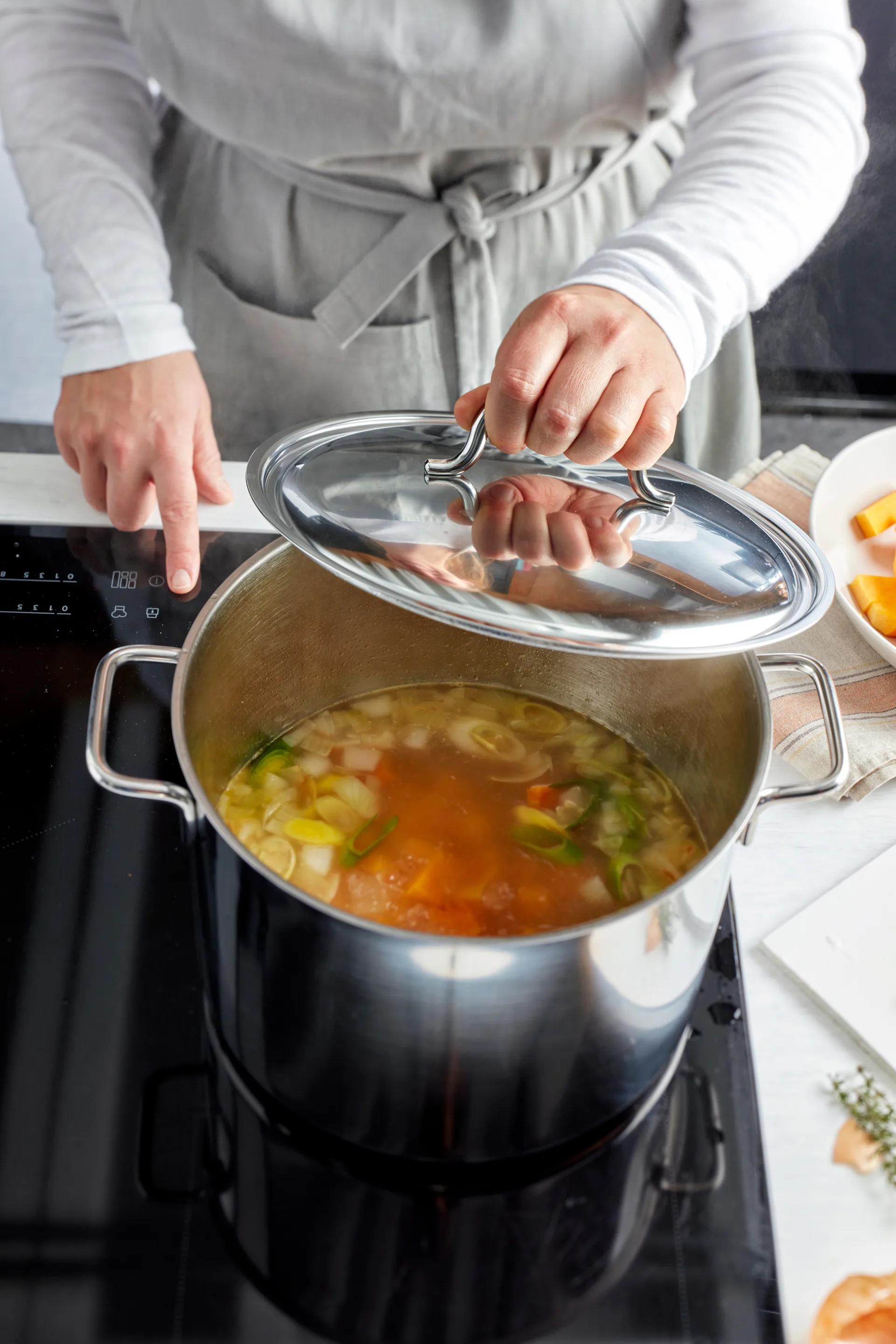 Demeyere Apollo 7 gryde høj rustfrit stål, 8 L Demeyere