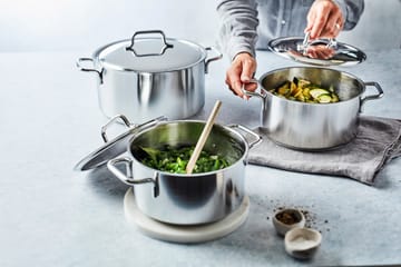 Demeyere Apollo 7 gryde lav rustfrit stål - 5,2 L - Demeyere