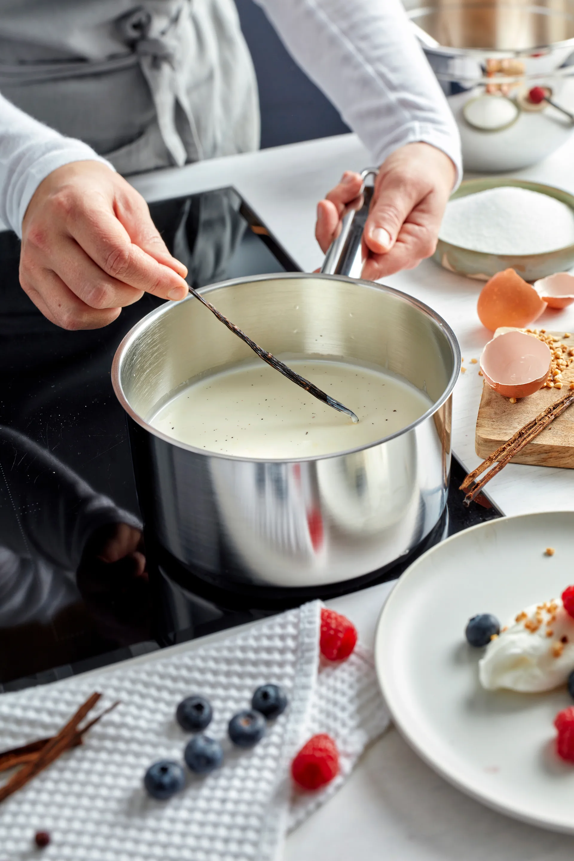 Demeyere Apollo 7 kasserolle rustfrit stål, 1 L Demeyere