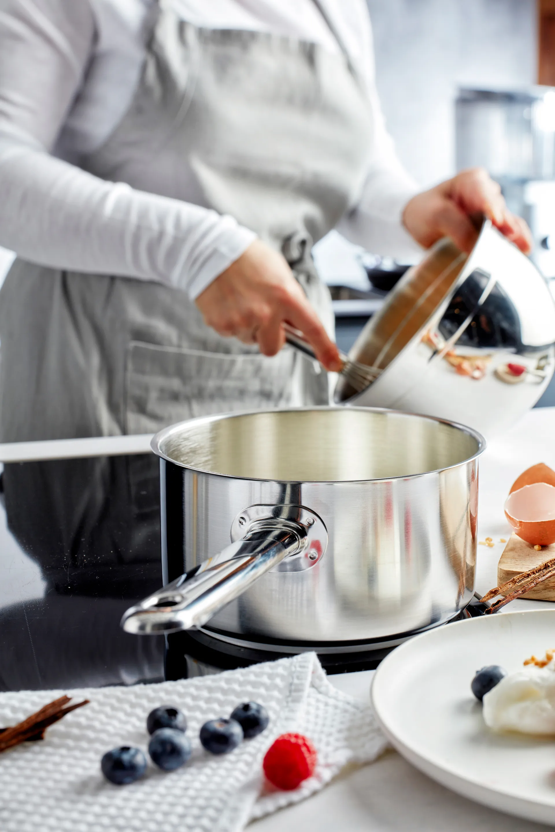 Demeyere Apollo 7 kasserolle rustfrit stål, 1,5 L Demeyere