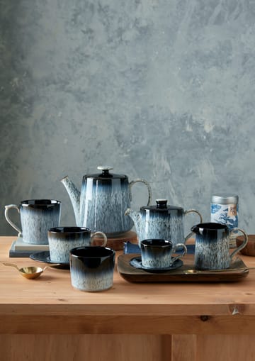 Halo brew espressokop 10 cl - Blå/Grå/Sort - Denby
