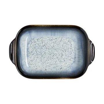 Halo ovnfast fad - Sort-blå, small, rektangulær - Denby