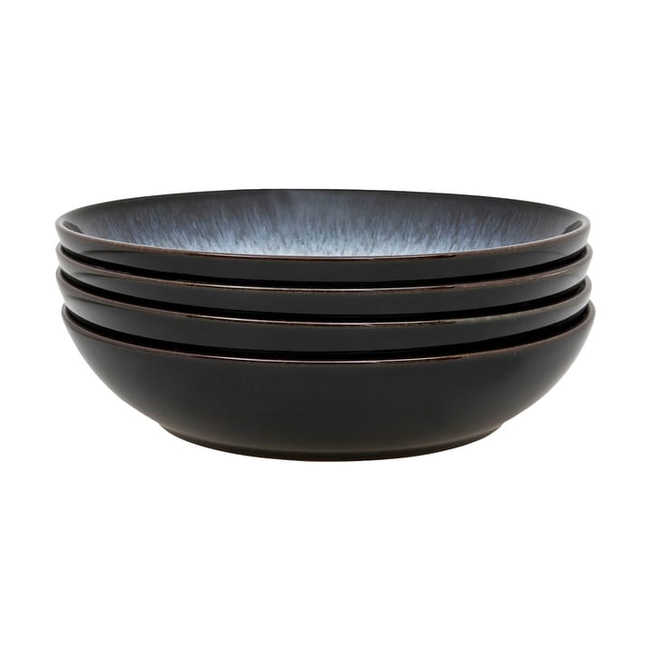 Halo pastaskål 22 cm 4-pak - Blå/Grå/Sort - Denby