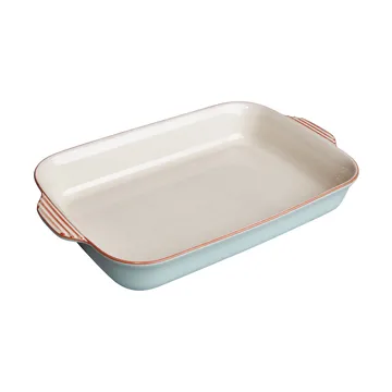 Heritage Pavilion ovnfast fad - Blå-beige, large, rektangulær - Denby