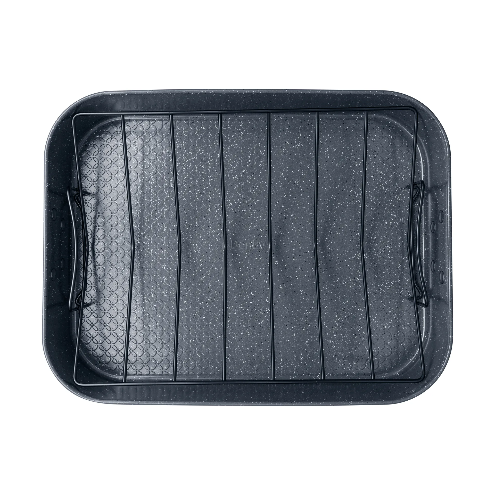 Quantanium Finish bradepande, Grå, med gitter, 41,6x31,8 cm Denby