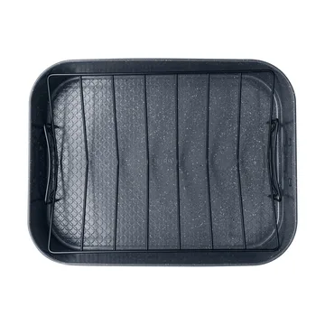 Quantanium Finish bradepande - Grå, med gitter, 41,6x31,8 cm - Denby