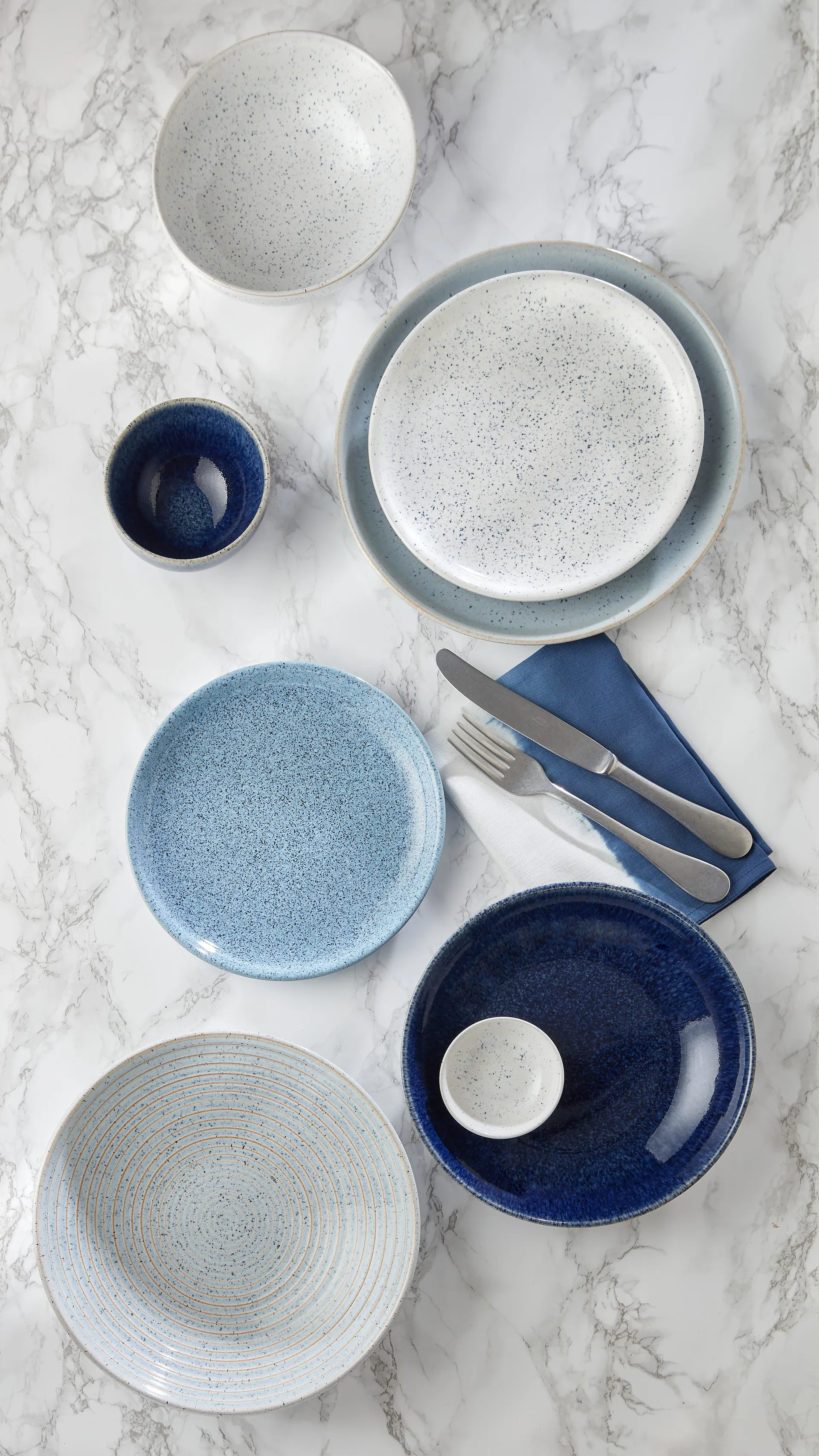 Studio Blue asiet 17 cm, Flint Denby