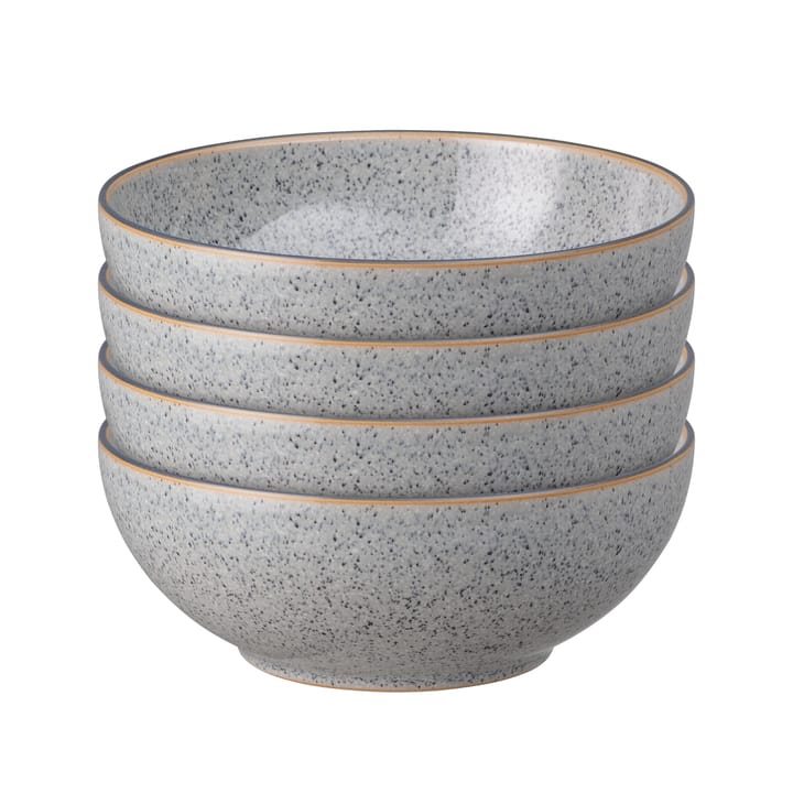 Studio Grey coupe serveringsskål 17 cm 4-pak, Granite Denby