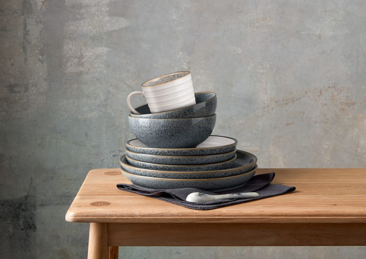 Studio Grey coupe serveringsskål 17 cm 4-pak, Granite Denby