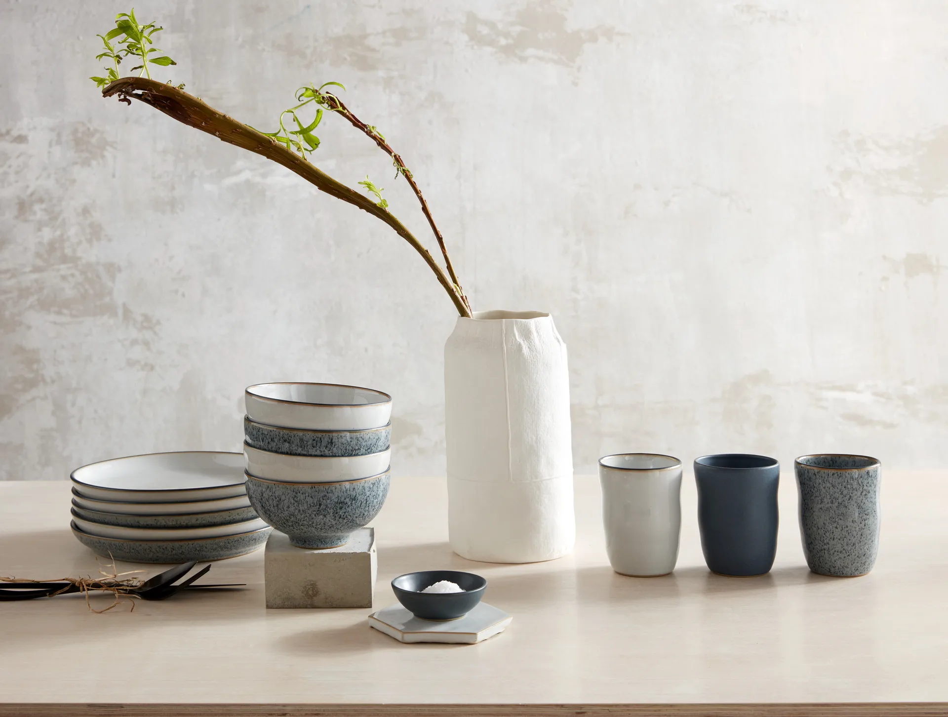 Studio Grey nudelskål 17,5 cm, Granite Denby