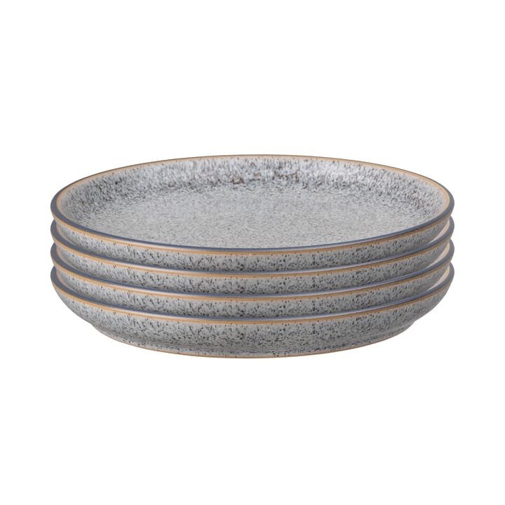 Studio Grey tallerken 21 cm 4-pak, Granite Denby