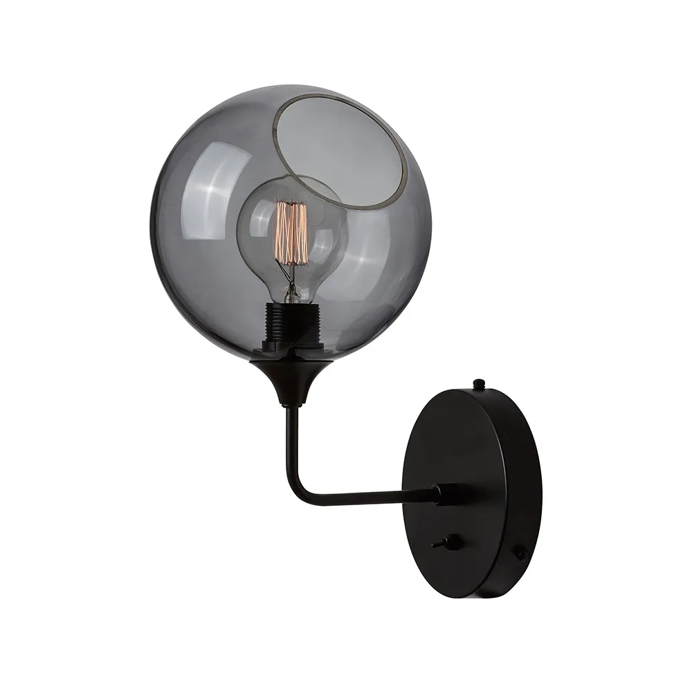 Ballroom væglampe Ø20 cm, Smoke Design By Us