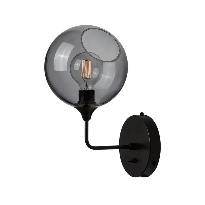 Ballroom væglampe Ø20 cm - Smoke - Design By Us