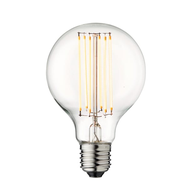 Globe glødepære LED 3,5 W Ø80 cm, Klar Design By Us