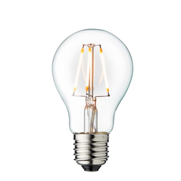 Tilfældig glødepære LED 3,5 W Ø60 cm - Klar - Design By Us