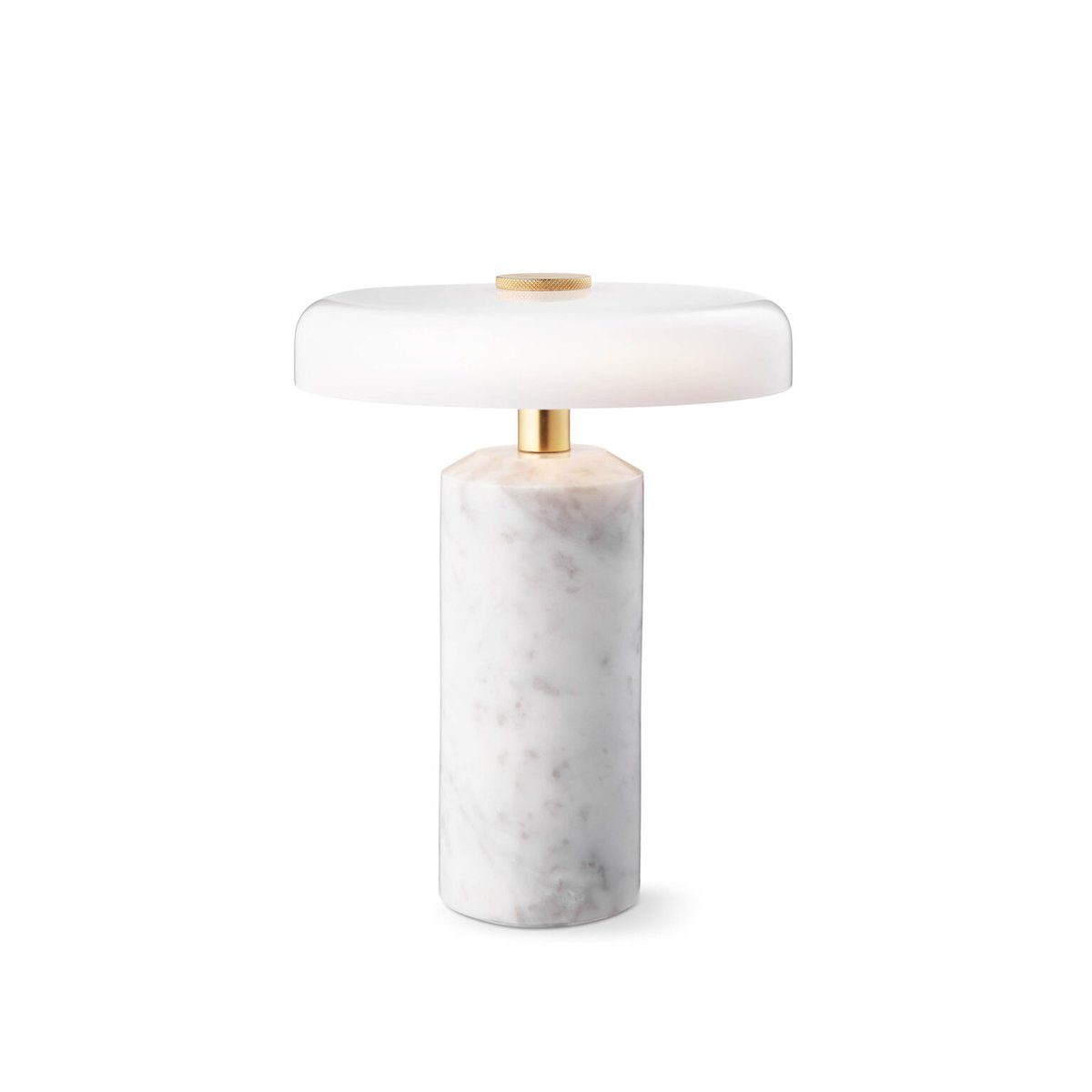 Design By Us Trip bordlampe Ø17×21 cm marmor Blank opal