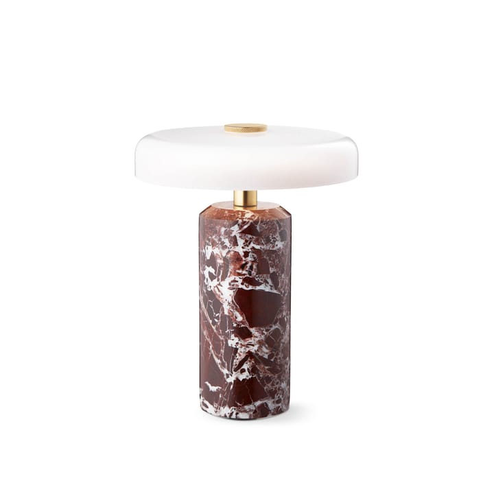 Trip bordlampe Ø17x21 cm marmor - Burgundy-opal - Design By Us