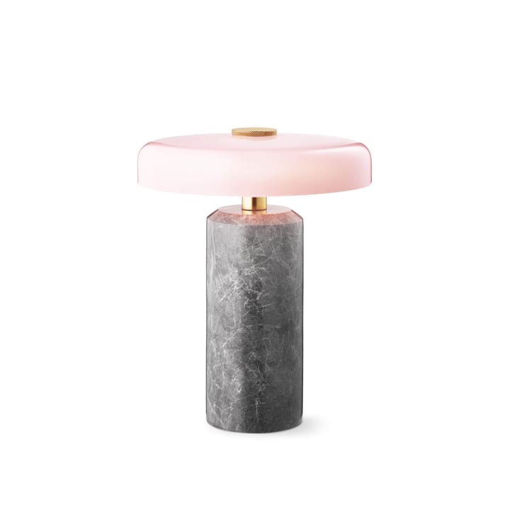 Trip bordlampe Ø17x21 cm marmor - Sølv-lyserød - Design By Us