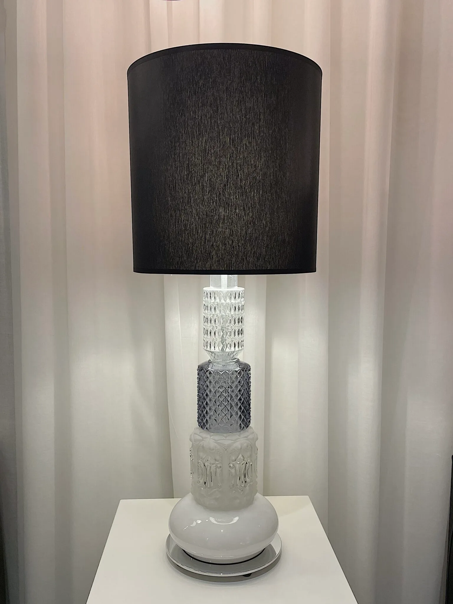 Vintage bordlampe 100 cm, Sort Design By Us