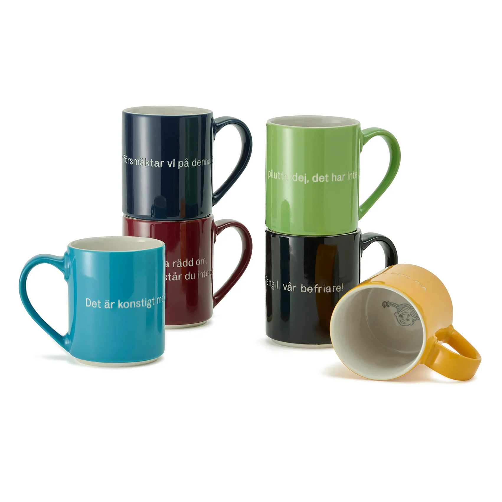 Astrid Lindgren krus 'Livet är en sak, Svensk tekst Design House Stockholm