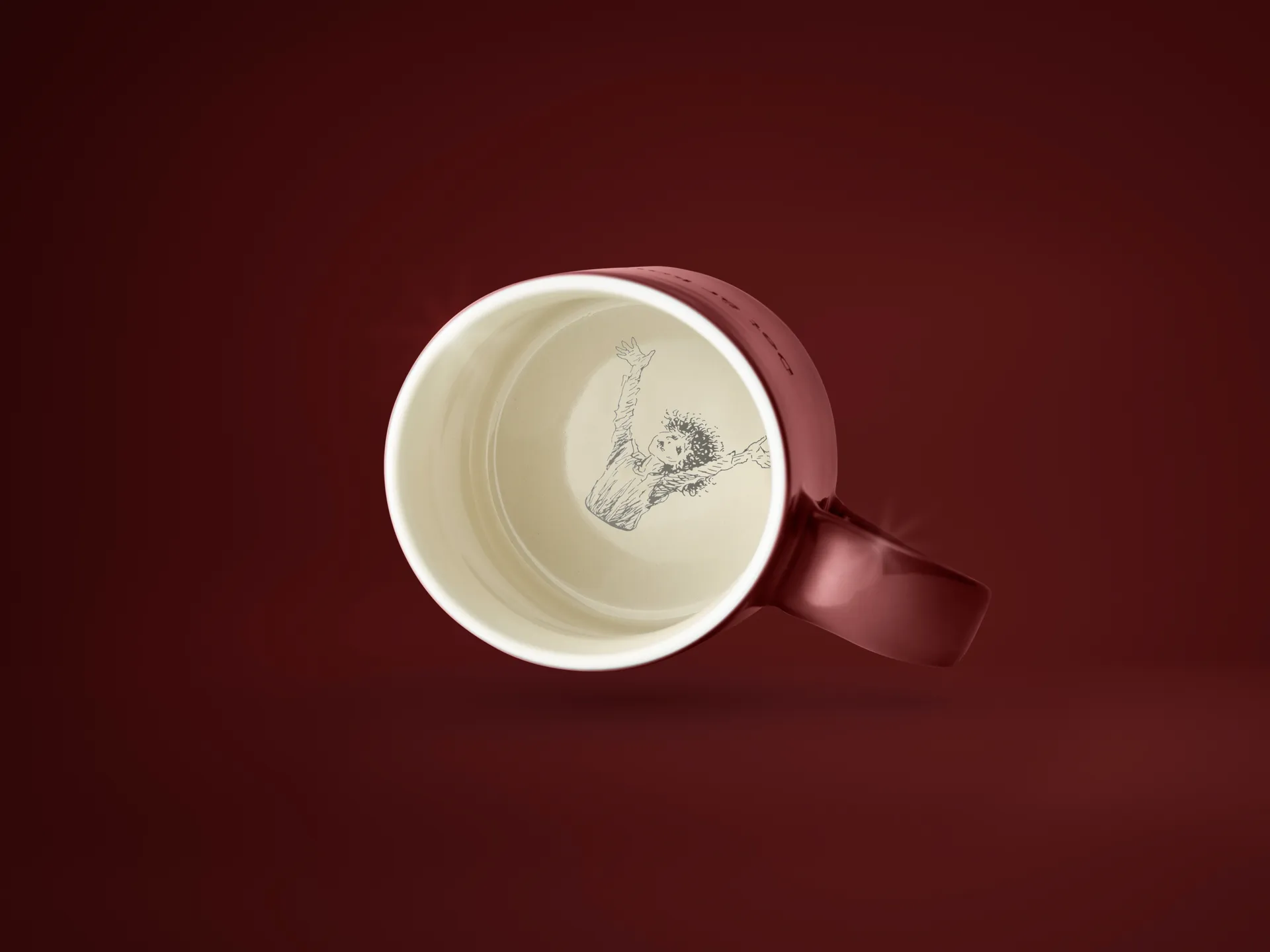 Astrid Lindgren krus 'Livet är en sak, Svensk tekst Design House Stockholm