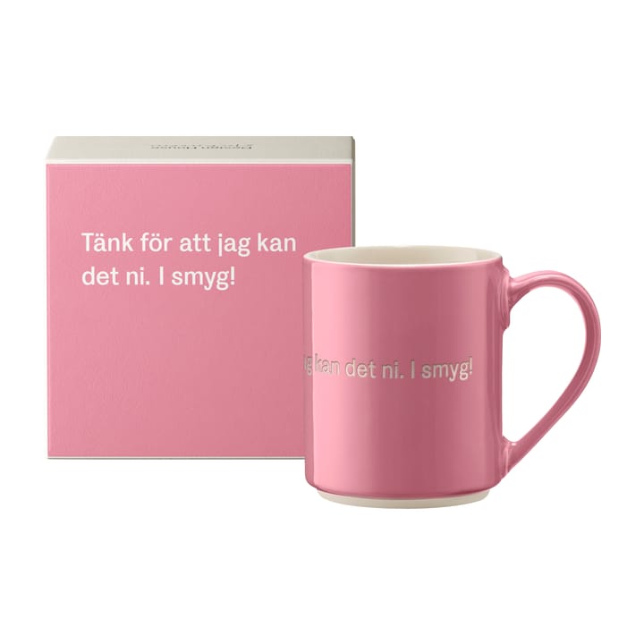 Astrid Lindgren krus, &quot;tänk för att jag kan…&quot;, Svensk tekst Design House Stockholm