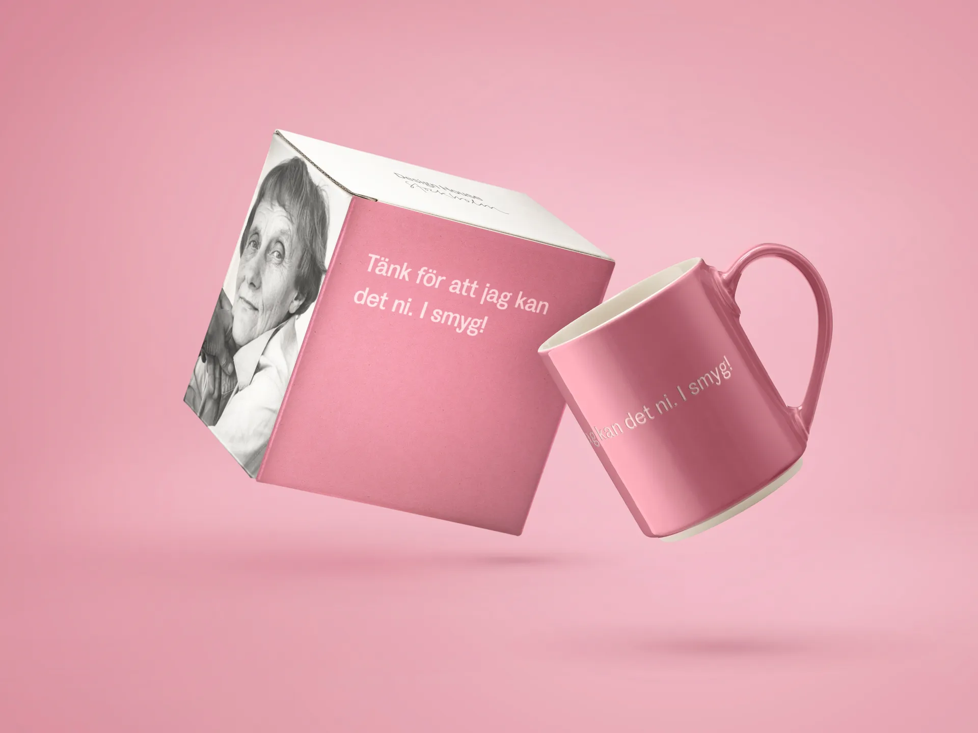 Astrid Lindgren krus, 'tänk för att jag kan…', Svensk tekst Design House Stockholm