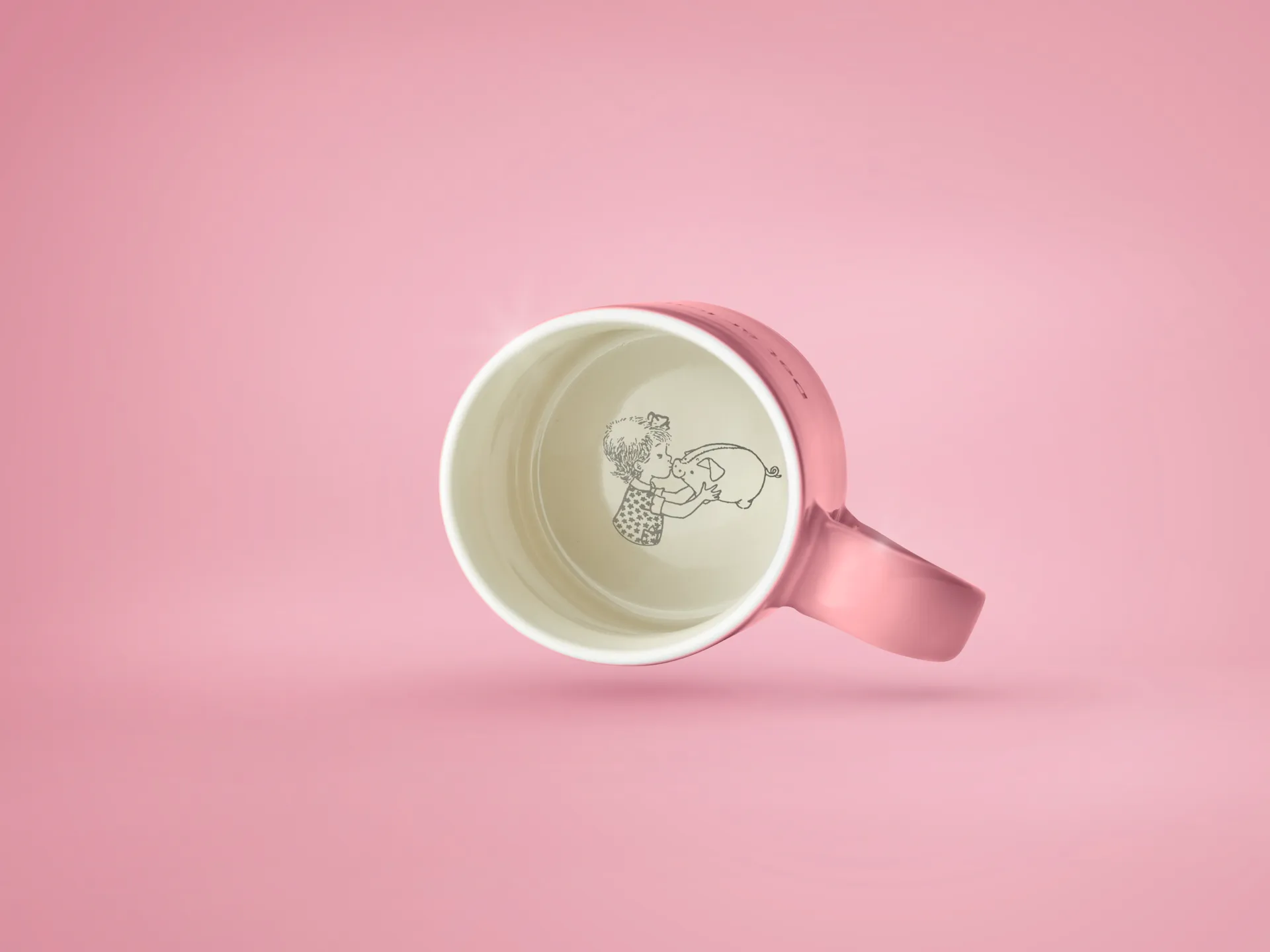 Astrid Lindgren krus, 'tänk för att jag kan…', Svensk tekst Design House Stockholm