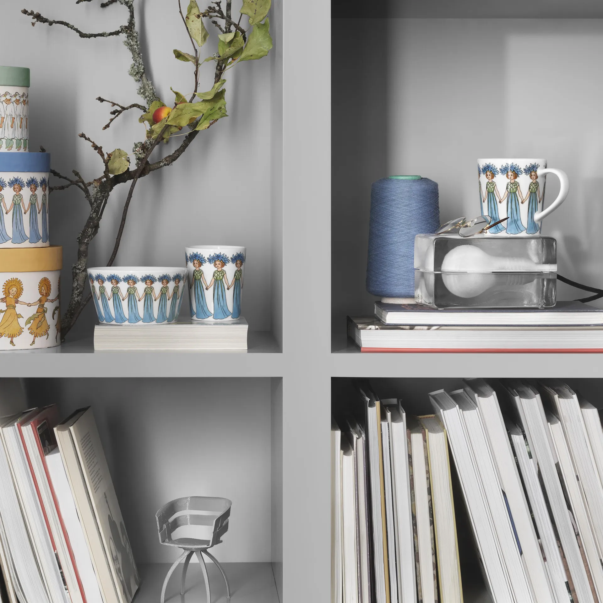 Blåklint krus med hank, 40 cl Design House Stockholm