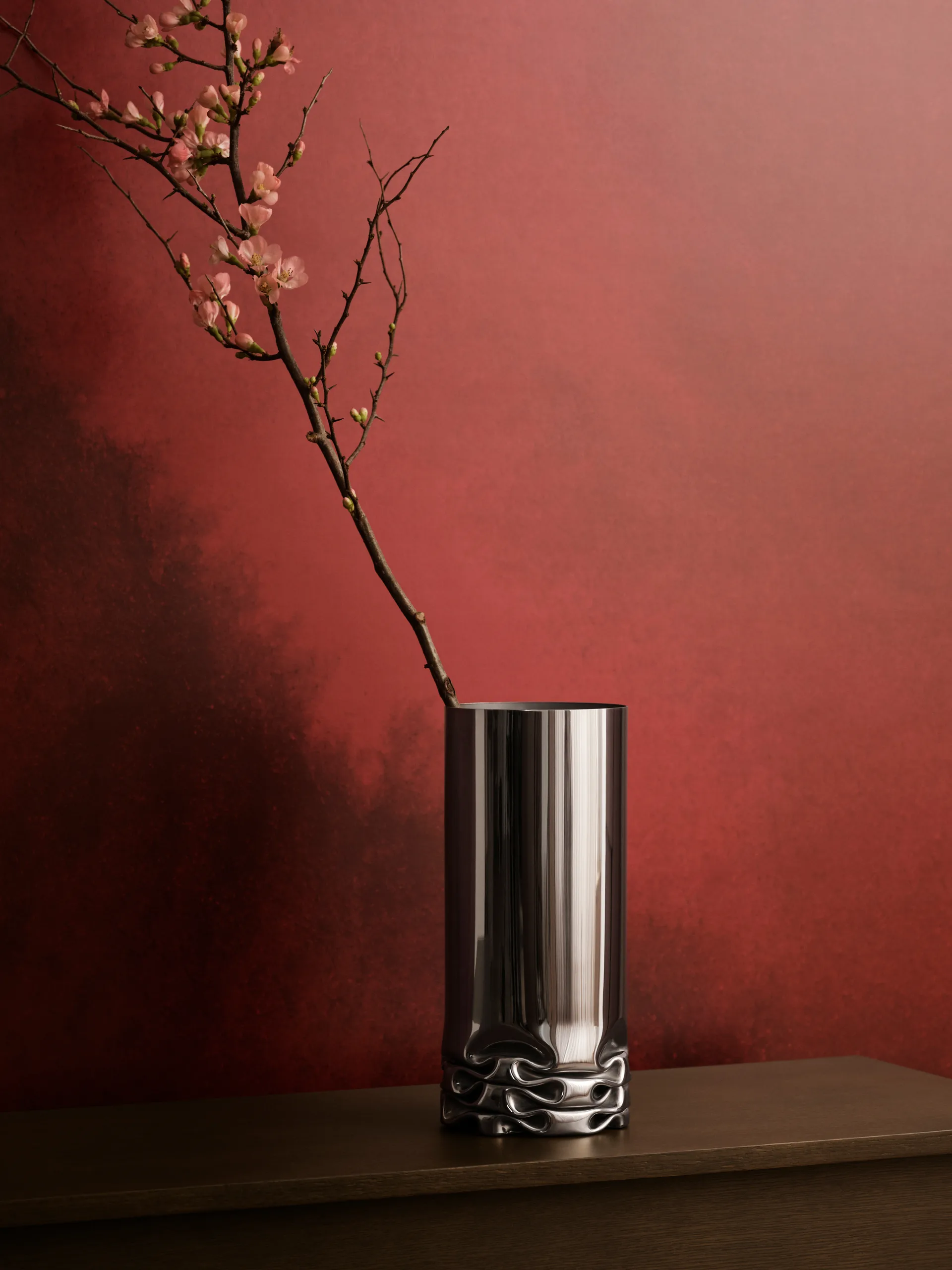 Hydraulic vase , Stainless steel, 33 cm Design House Stockholm