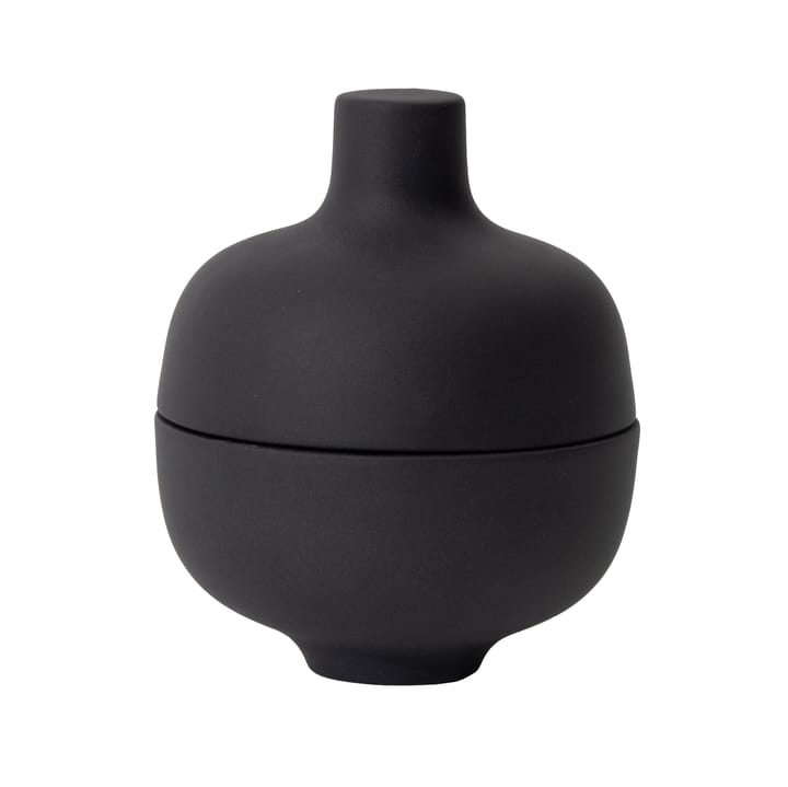 Sand skål med låg S Ø8,2 cm, Black clay Design House Stockholm