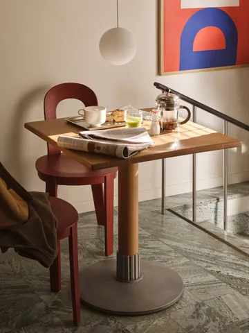 Tock Table spisebord - Mørk eg, 75x75x76 cm - Design House Stockholm