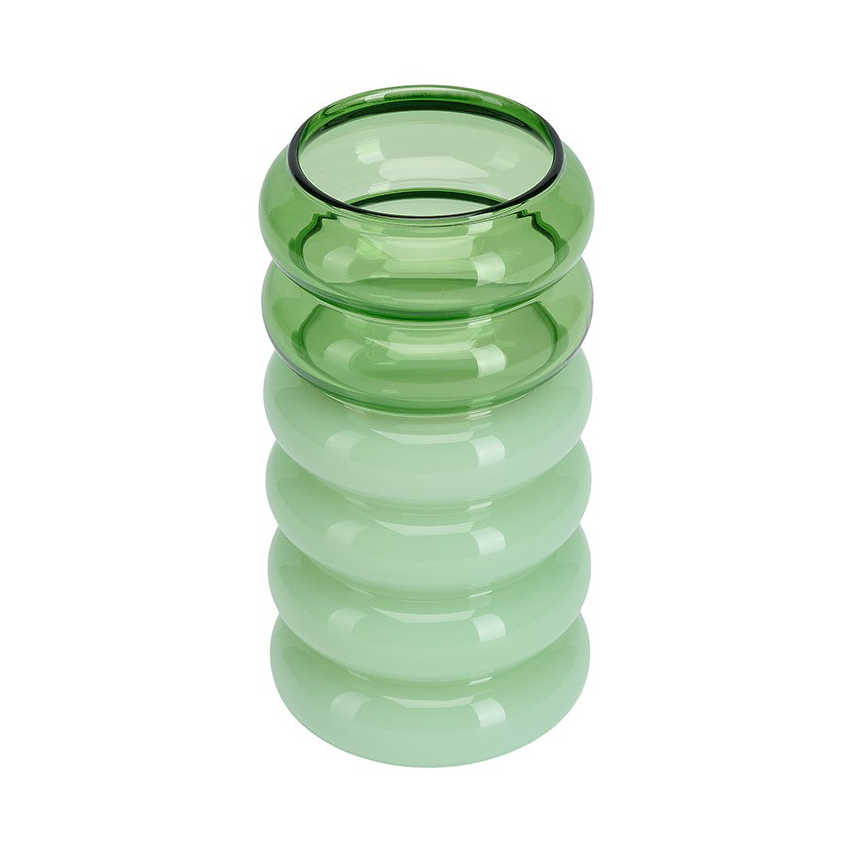 Design Letters Bubble 2-i-1 vase og lysestage 13,5 cm Green