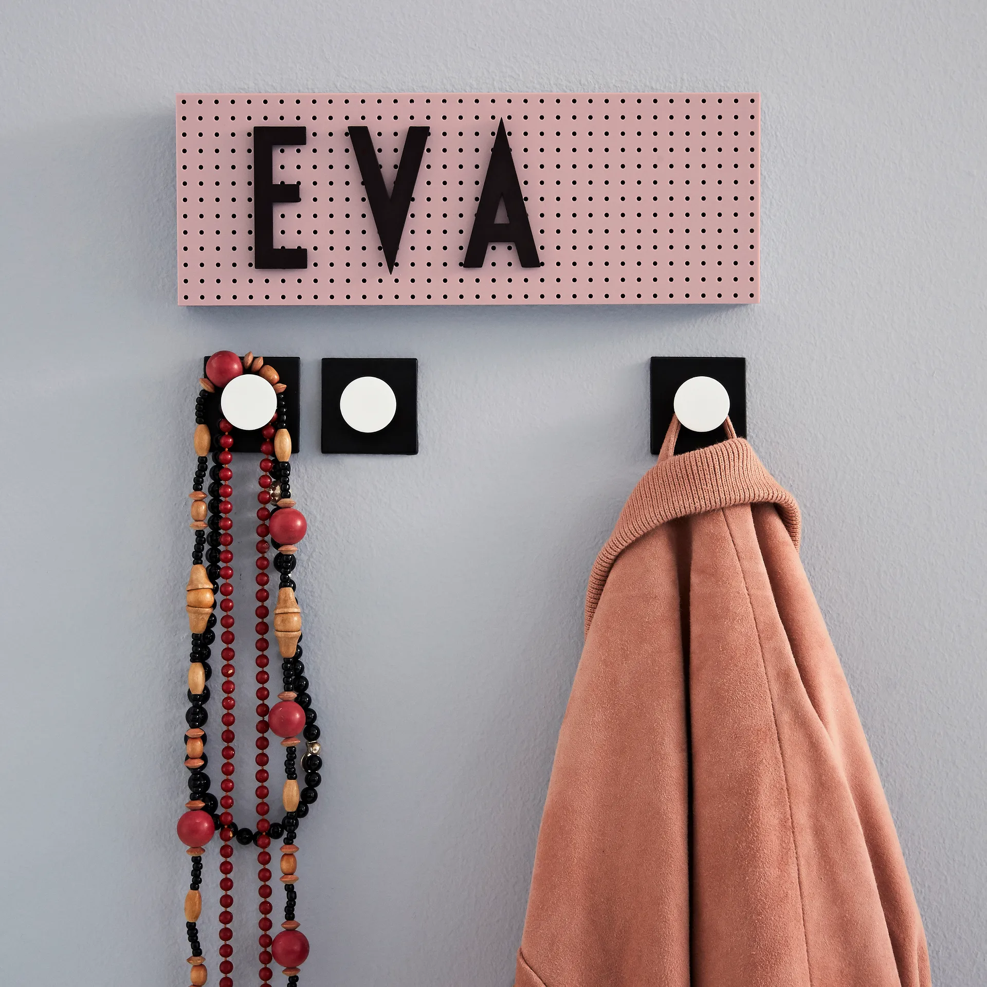 Design Letters bogstavtavle lille, Lyserød Design Letters