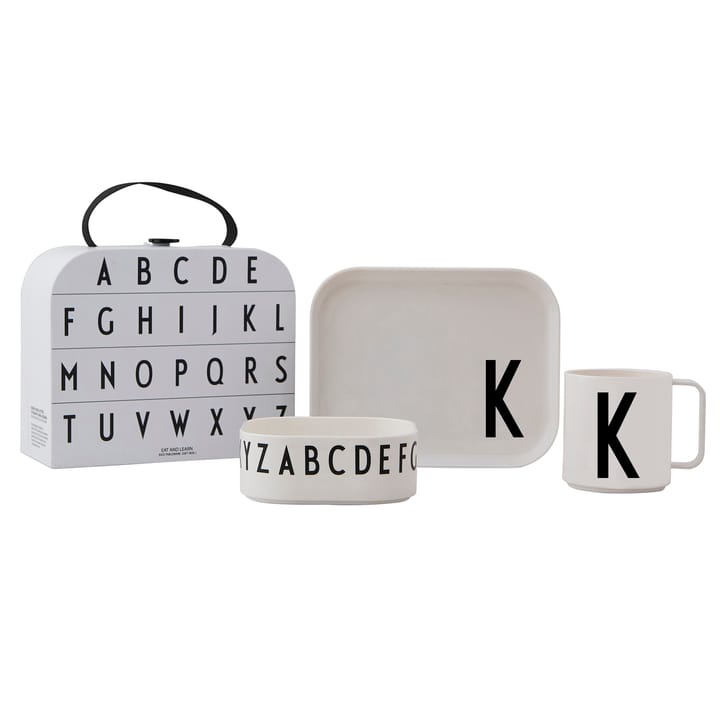 Design Letters børneservice-sæt, K Design Letters