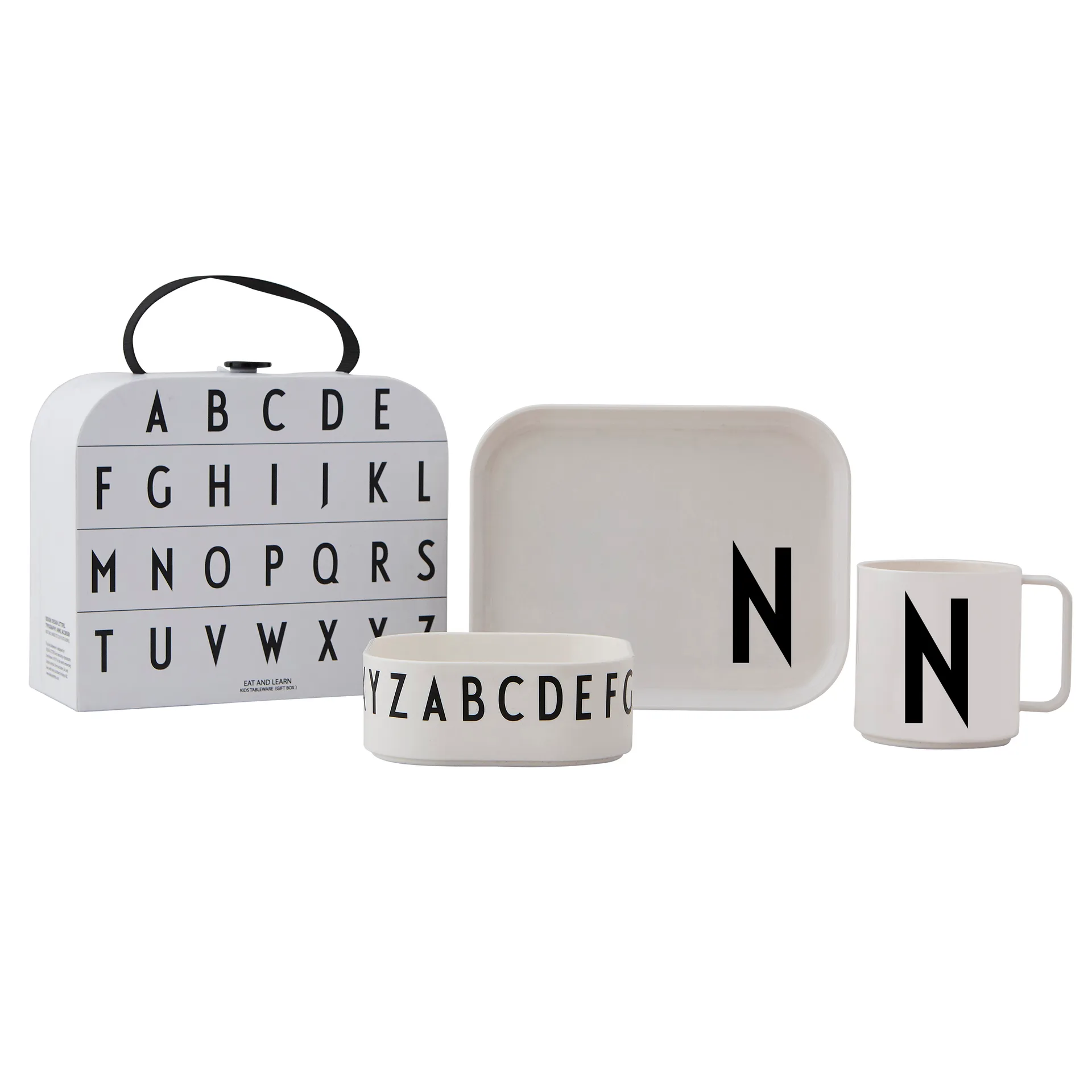 Design Letters børneservice-sæt, N Design Letters