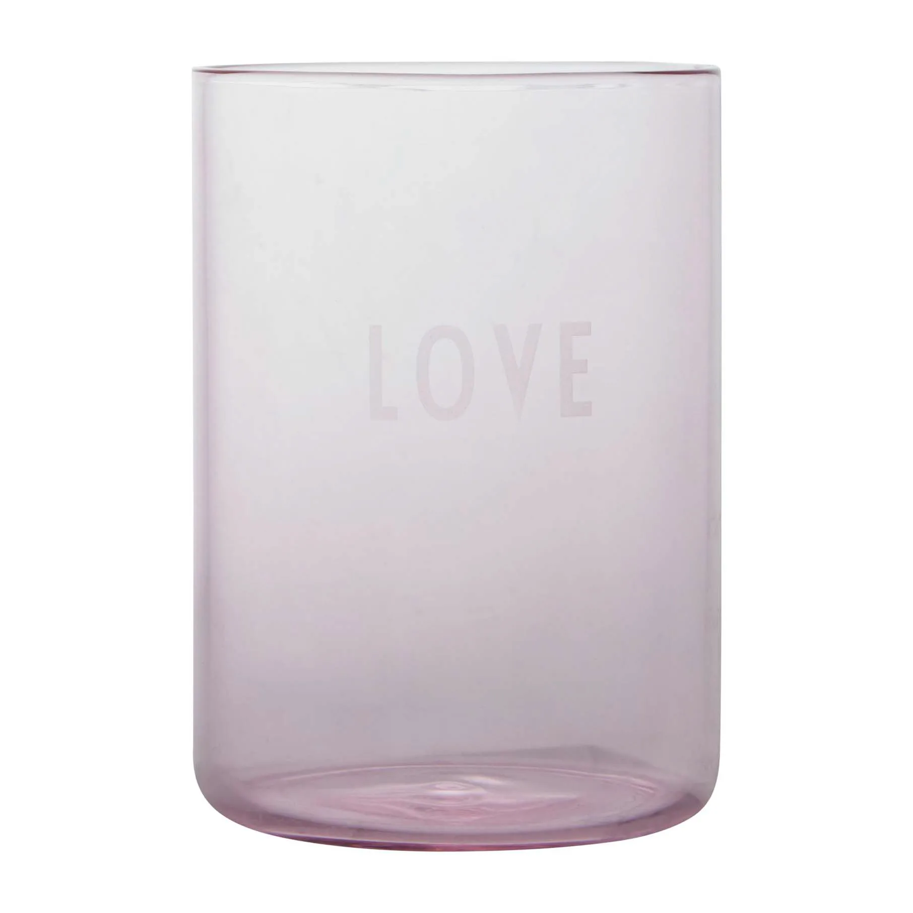 Design Letters favoritglas 35 cl, Love/Rose Design Letters