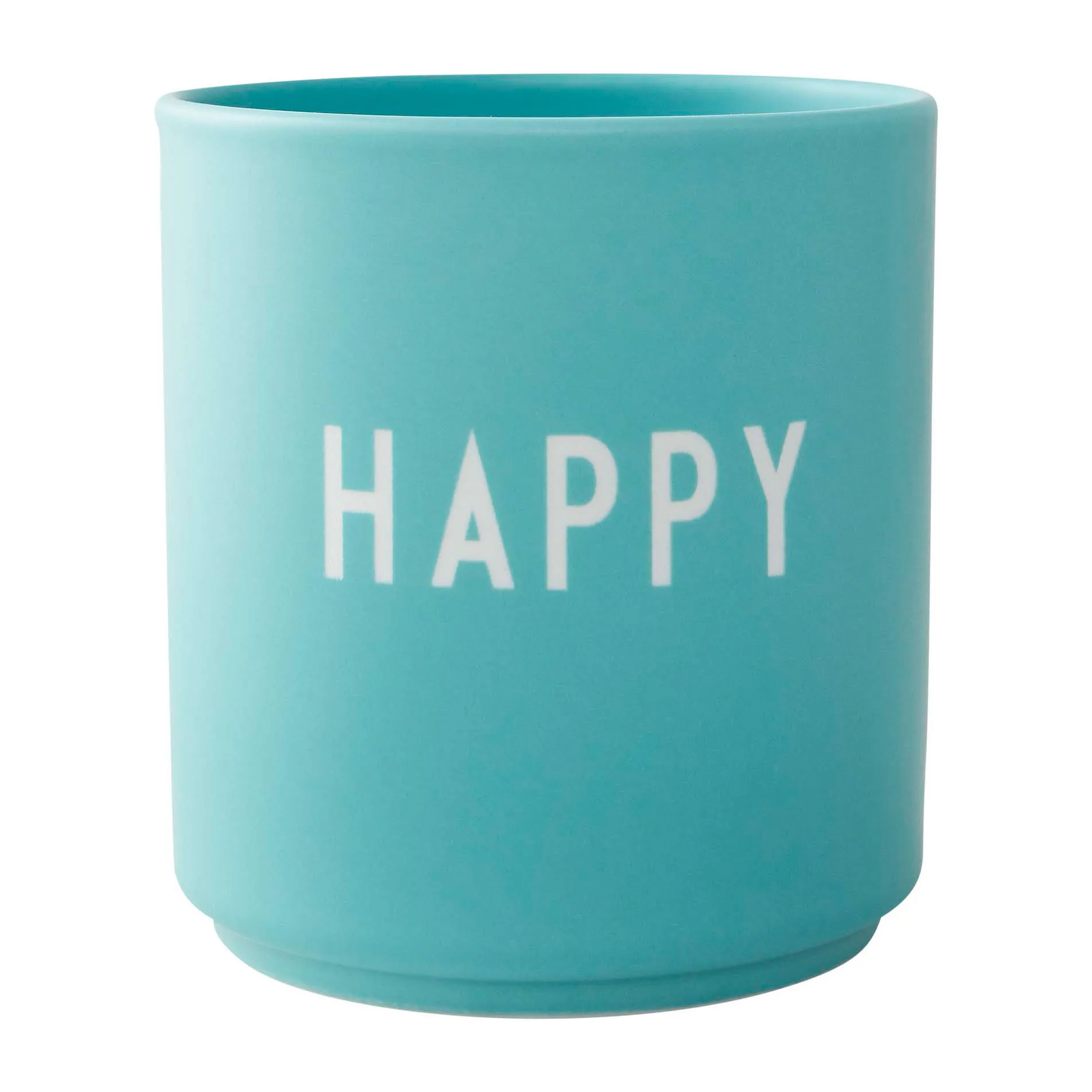 Design Letters favoritkop 25 cl, Happy-aqua blue Design Letters