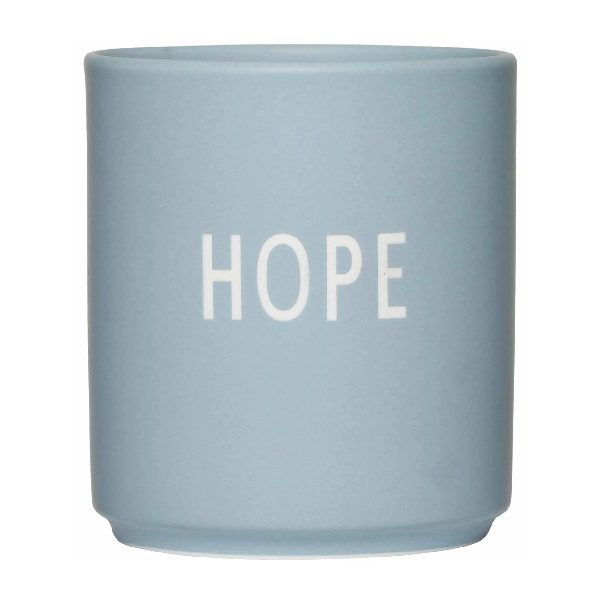 Design Letters favoritkop 25 cl, Hope/Light blue Design Letters